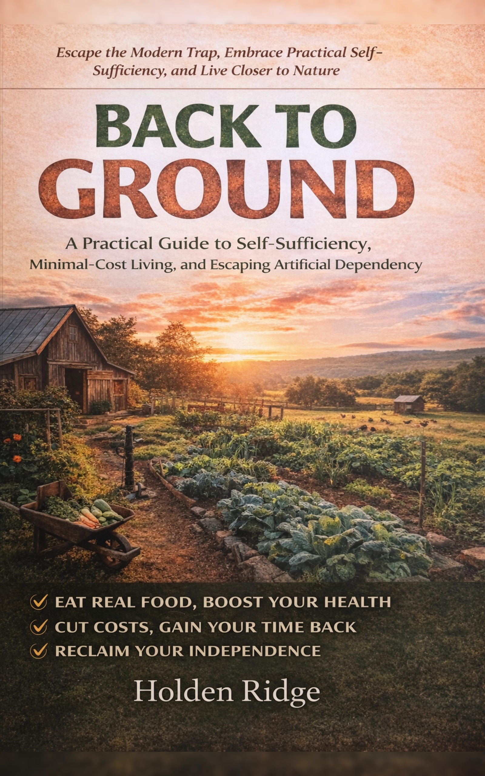 Back to Ground book one cover